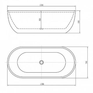Акриловая ванна Aquanet Delight 170x78